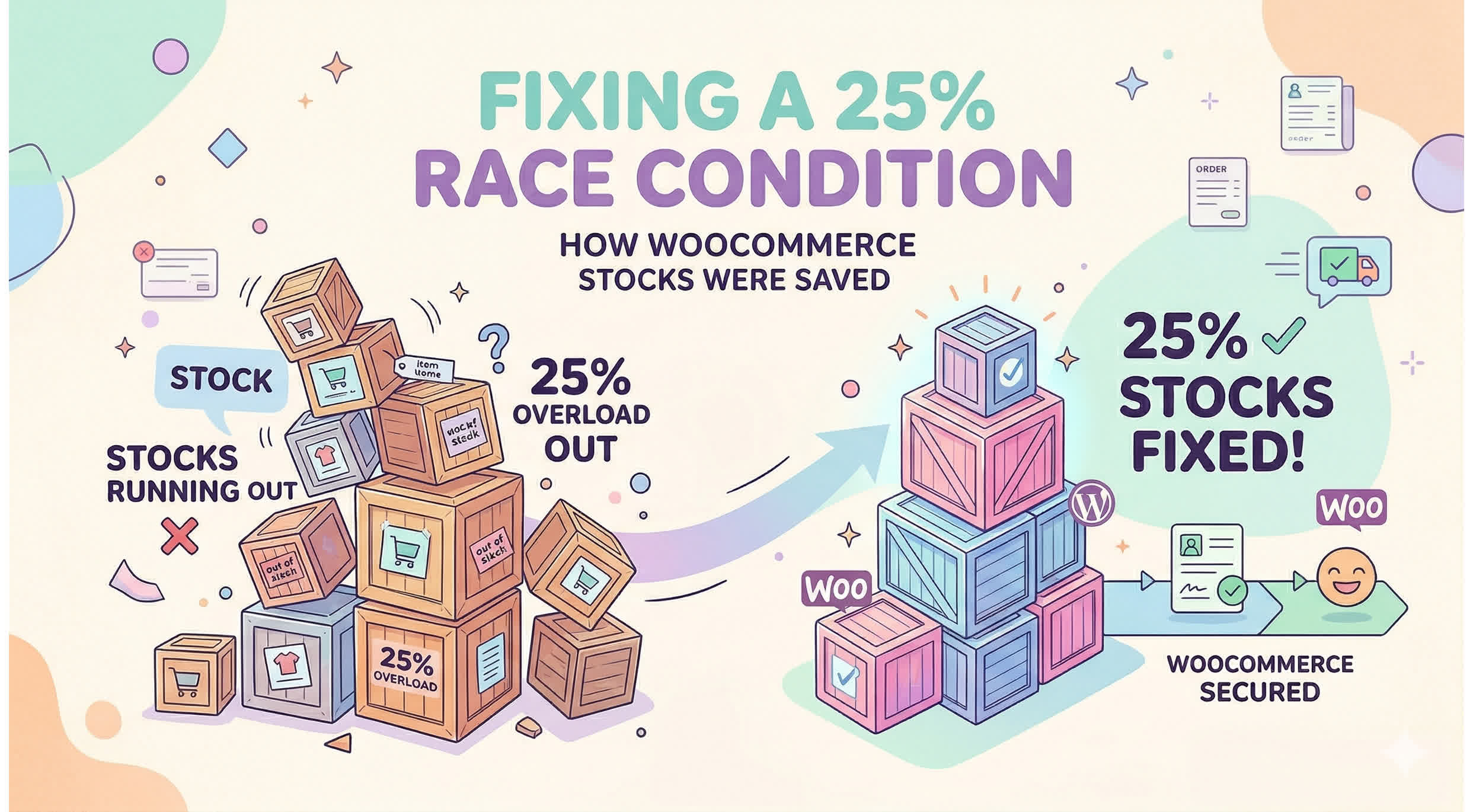 Fixing race condition for 25 percent of all eCommerce sites
